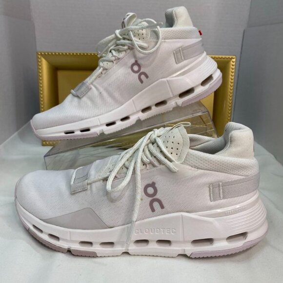 On Cloudnova White Neutral Running Sneakers Women’s 6.5 | Swiss Engineering | Ex - Picture 3 of 10